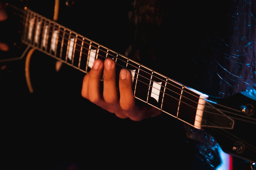 Photo Left-handed electric guitar