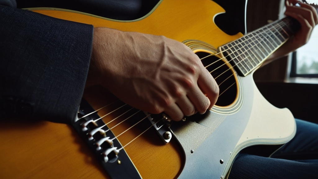 guitar playing with film music