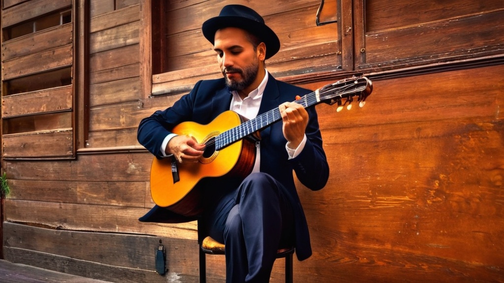 Argentinian tango guitar style