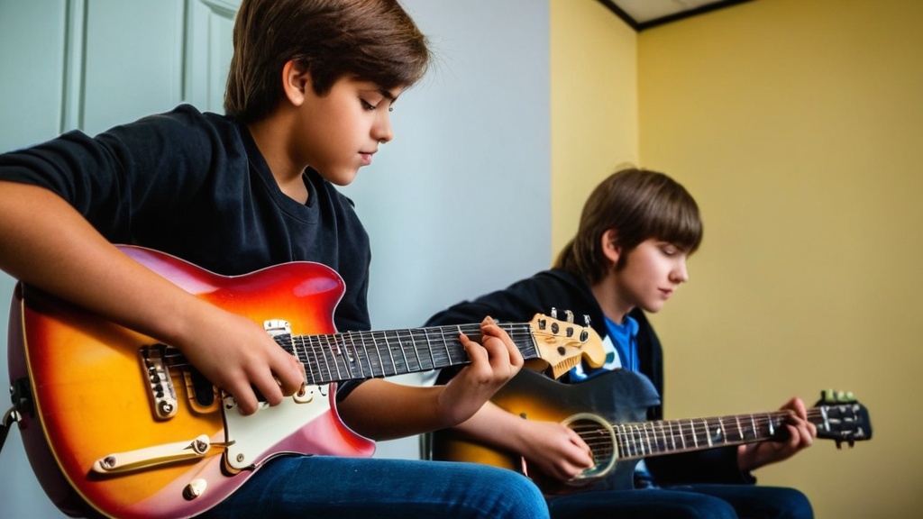 Photo guitar lessons for teenagers