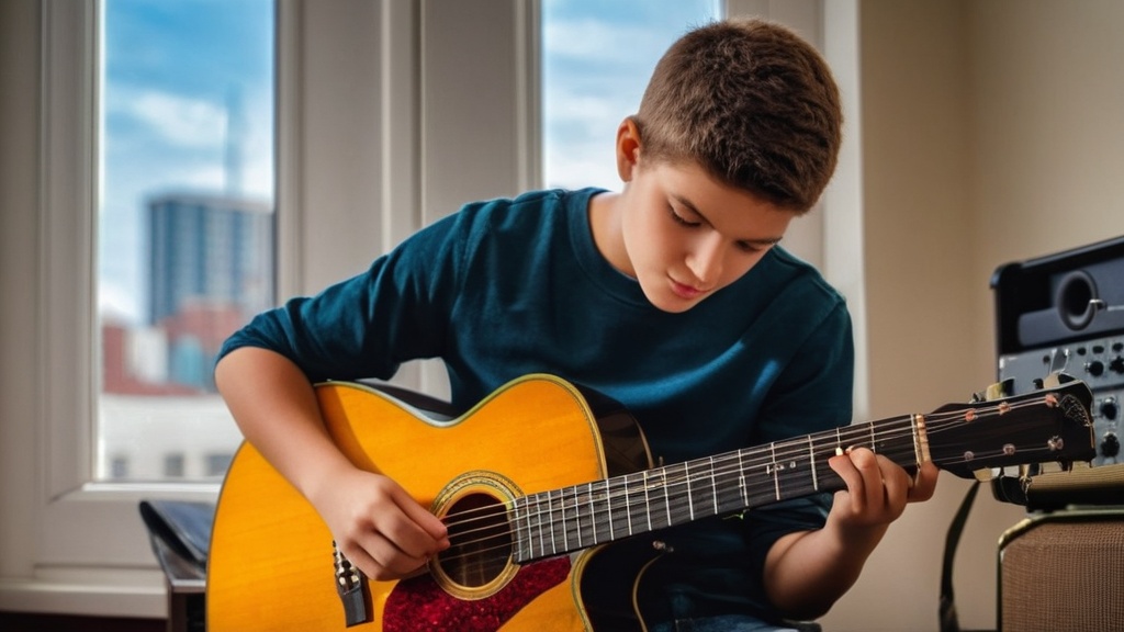 Photo guitar lessons for teenagers