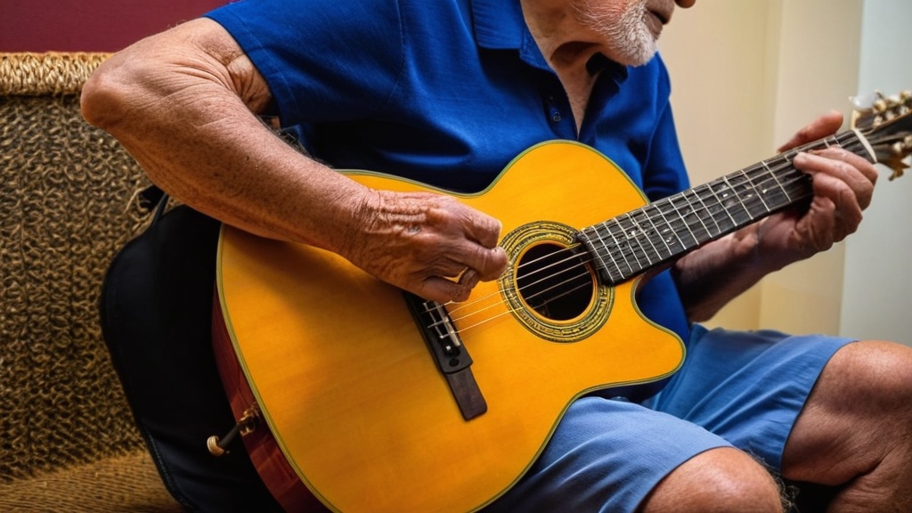 Photo guitar playing with arthritis