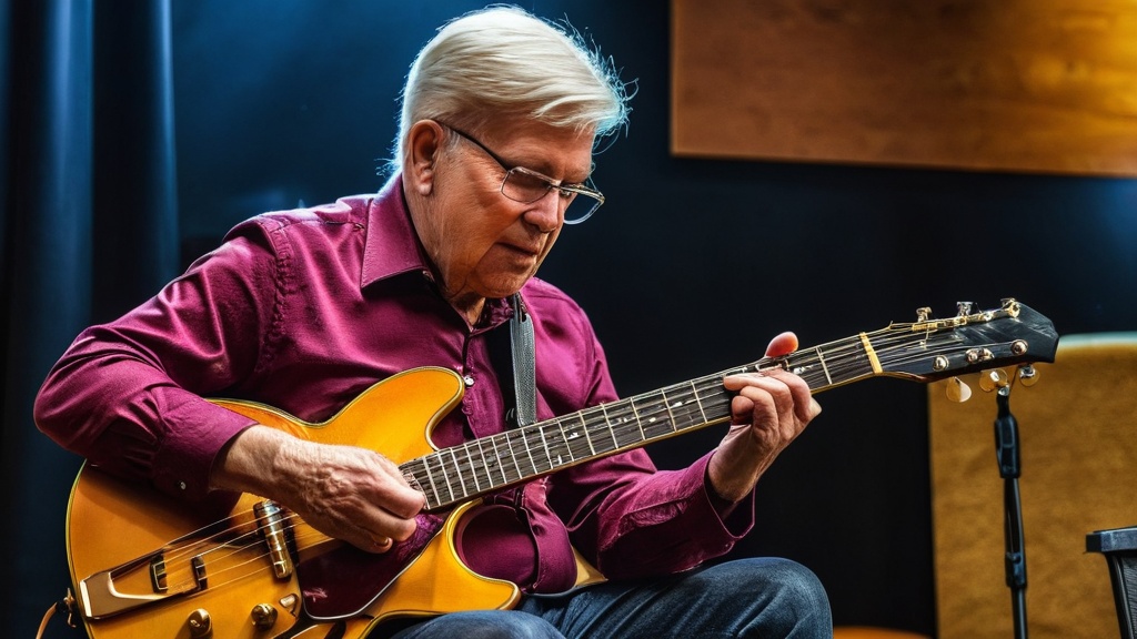 Photo guitar playing with limited mobility