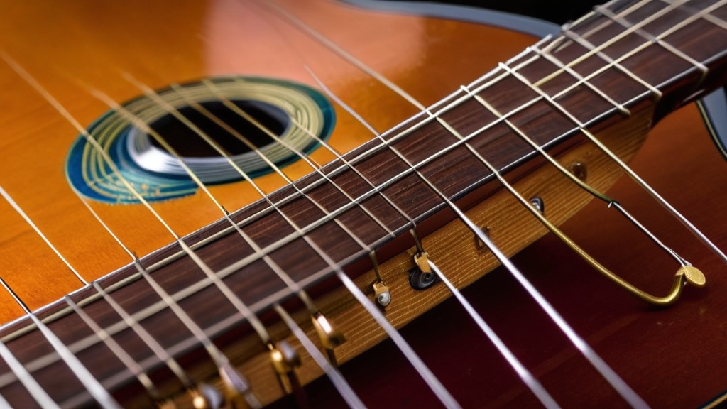 Photo guitar strings beginners