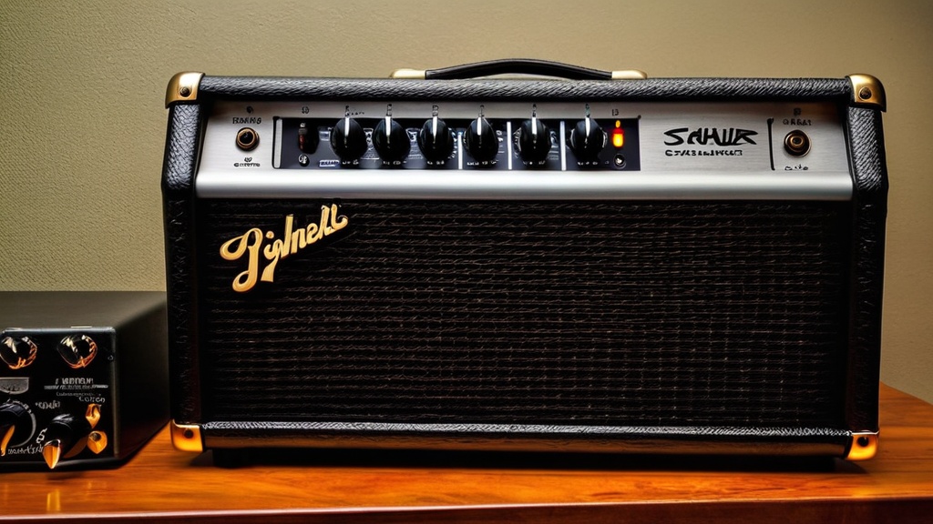 Photo guitar amplifier