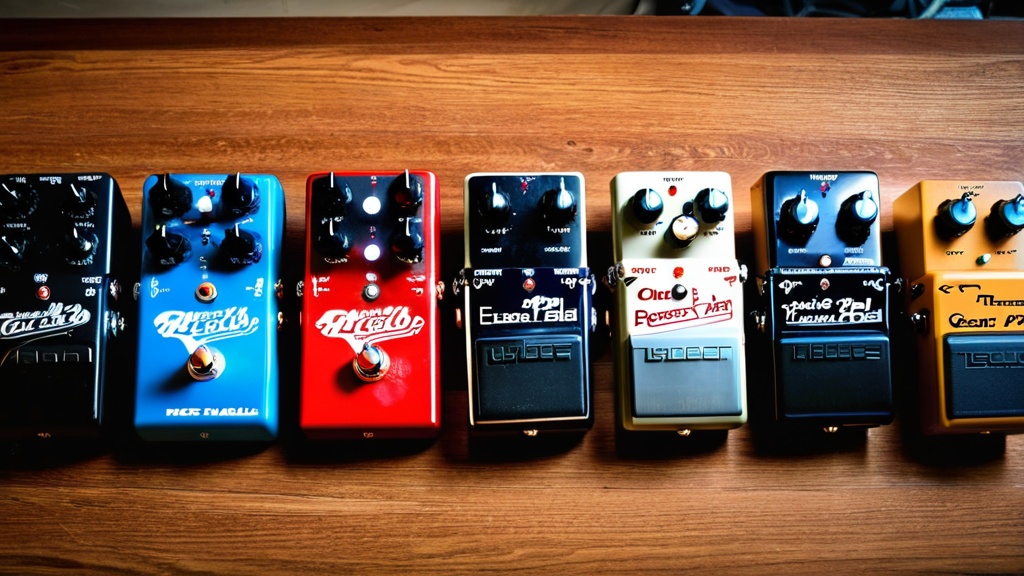 Photo effect pedals guitar