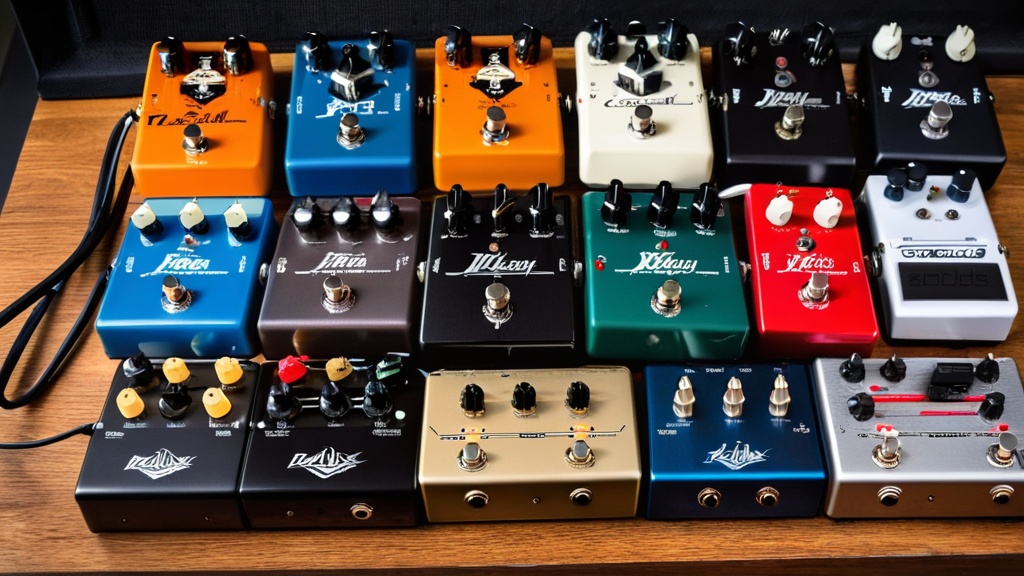 Photo effect pedals guitar