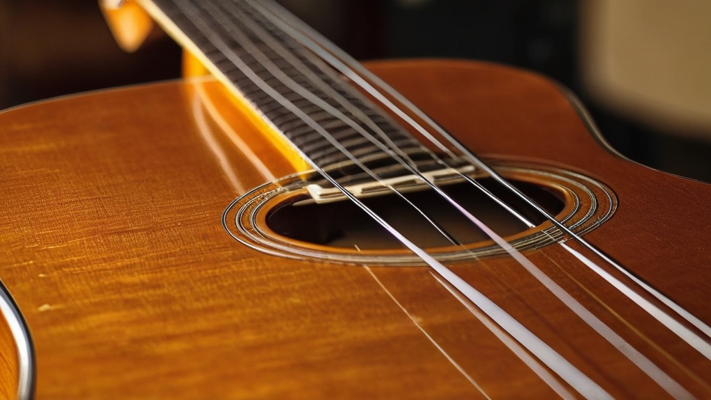 Photo guitar strings replacement