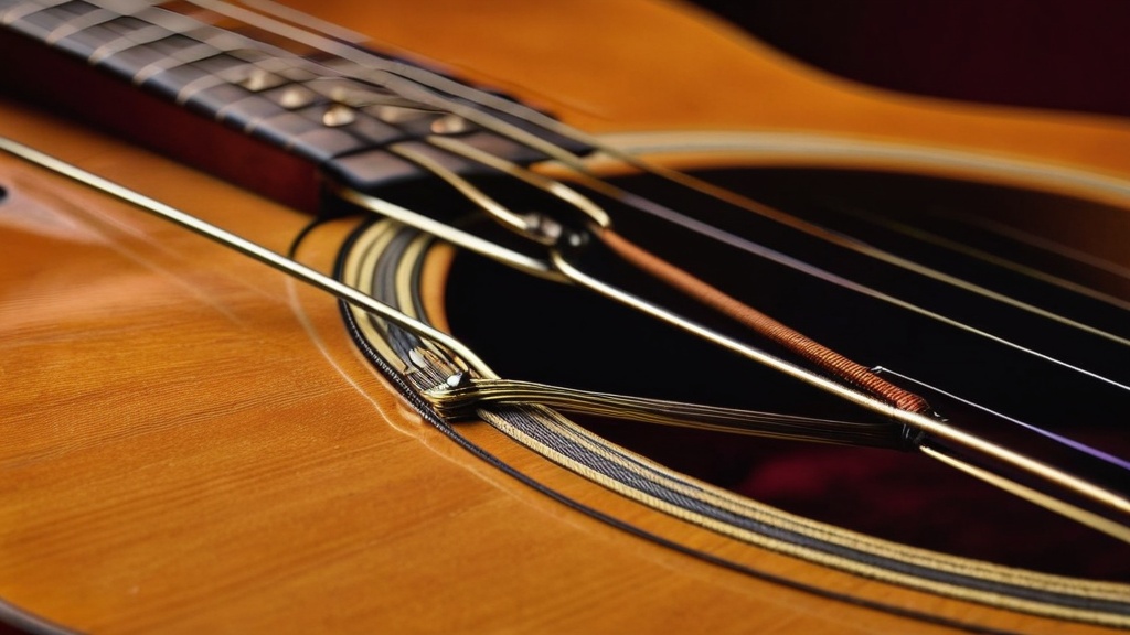 Photo guitar string replacement