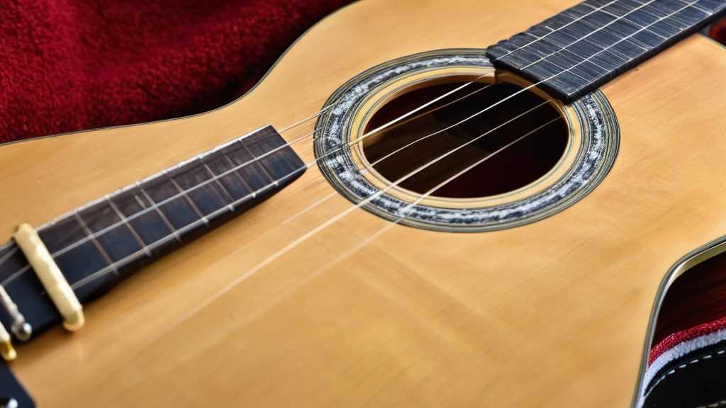 Photo guitar maintenance in winter