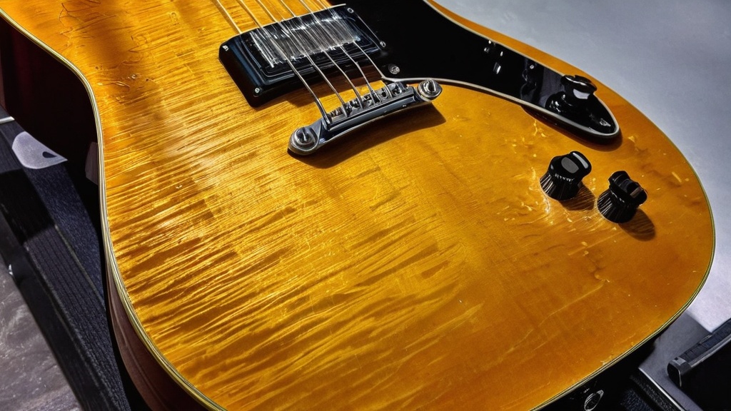 Photo repair guitar scratches