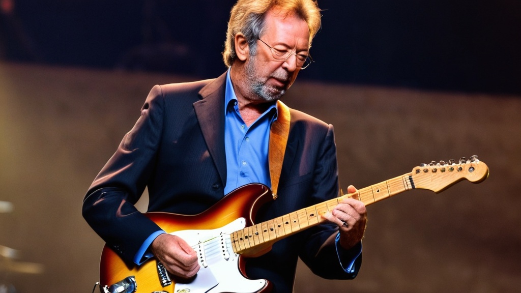 Photo Eric Clapton guitar style