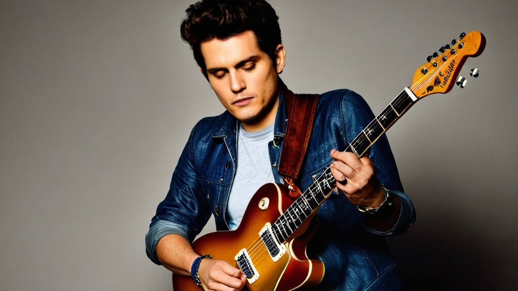 Photo John Mayer guitar style