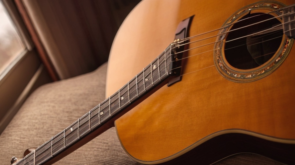 Photo guitar practice without making noise