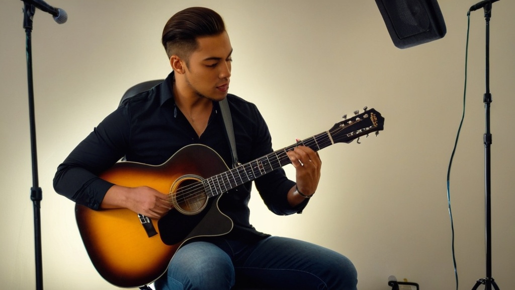 Photo guitar audition practice