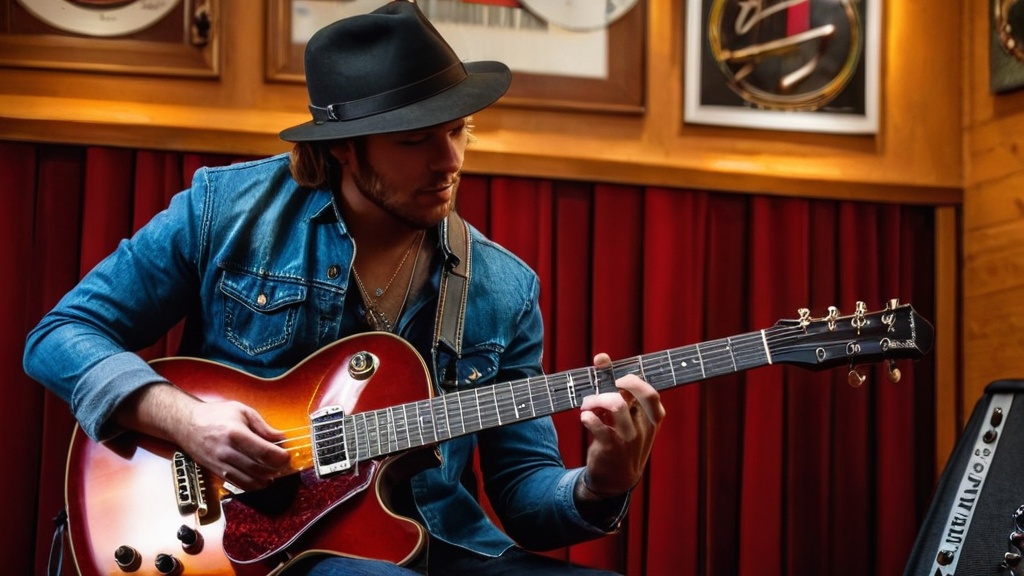 Photo guitar playing