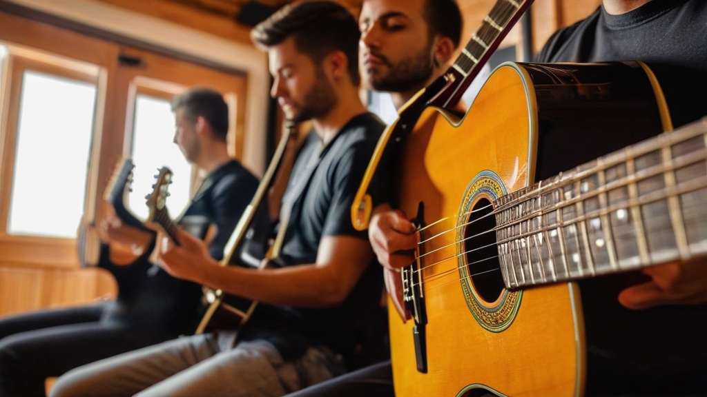 stemcoördinatie oefenen met gitaar spelen