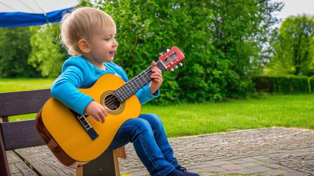 Eerste kinderliedjes met 2 akkoorden op gitaar