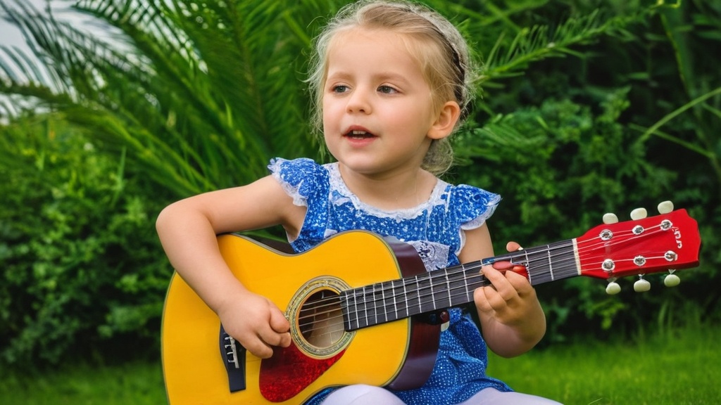 Photo kinderliedjes op gitaar
