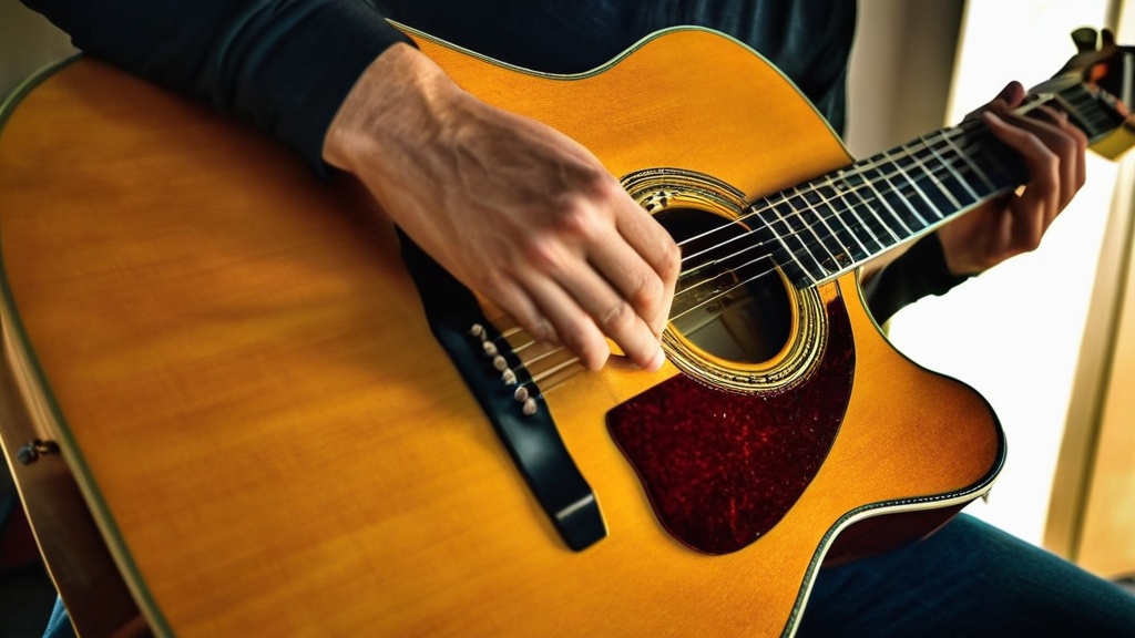 Photo guitar play