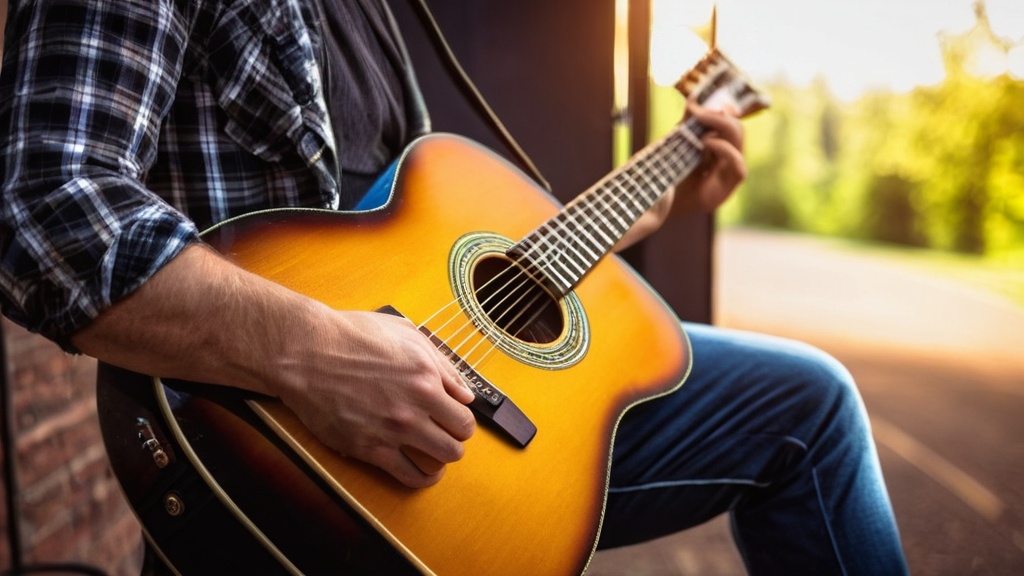 Photo guitar playing