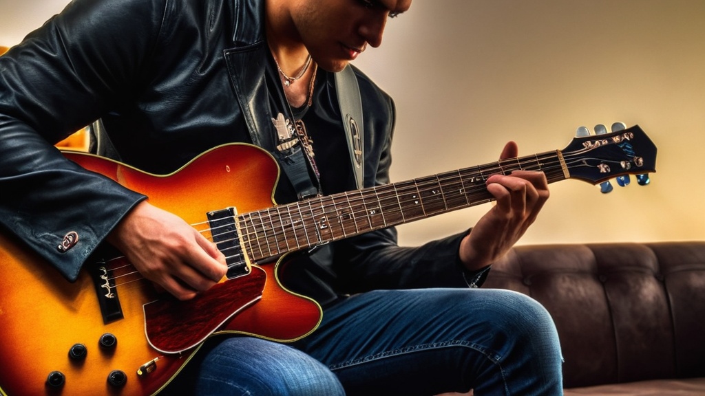 Photo guitar playing