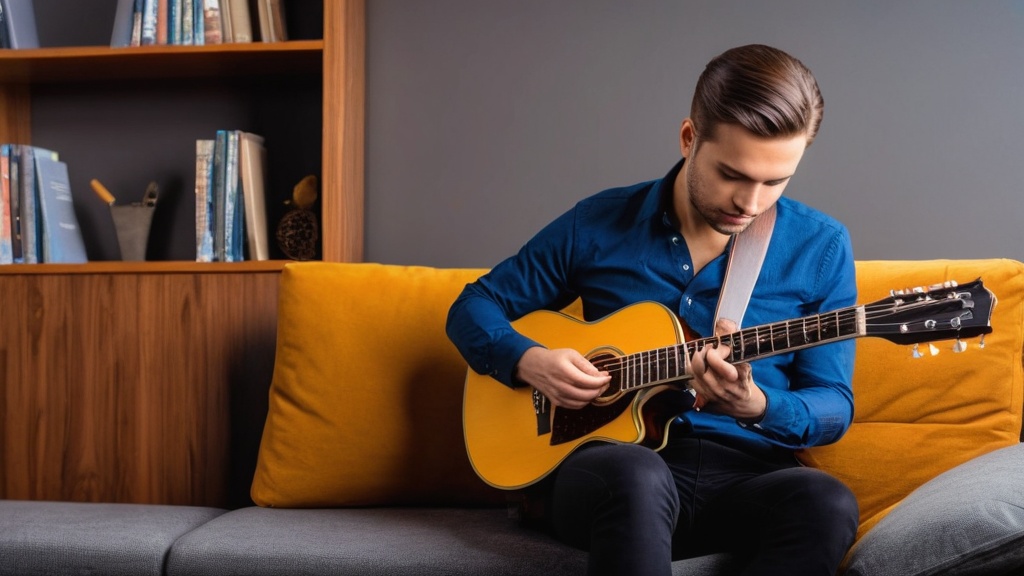 Ergonomische houding bij gitaar spelen