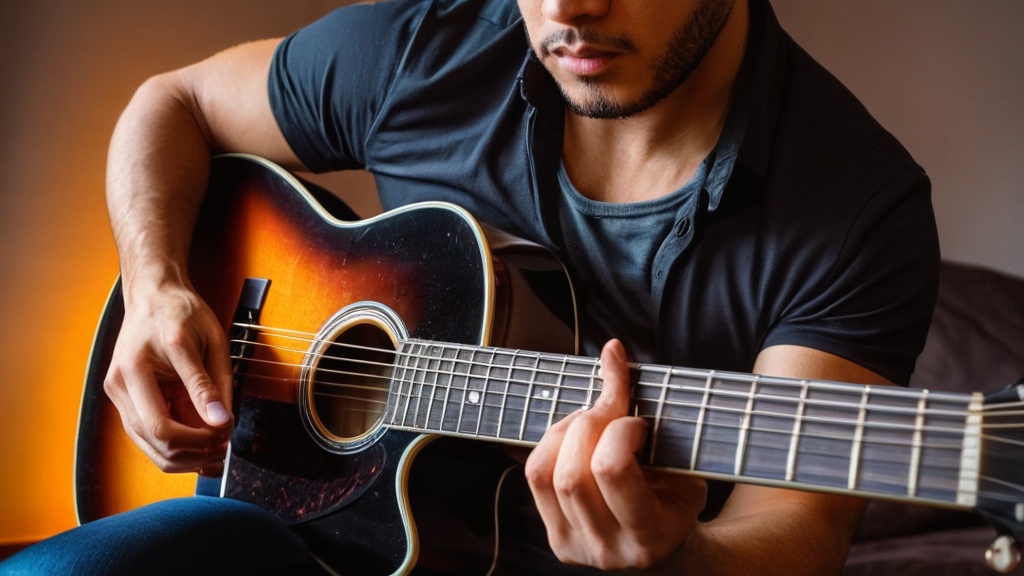 Photo guitar warm-up exercises