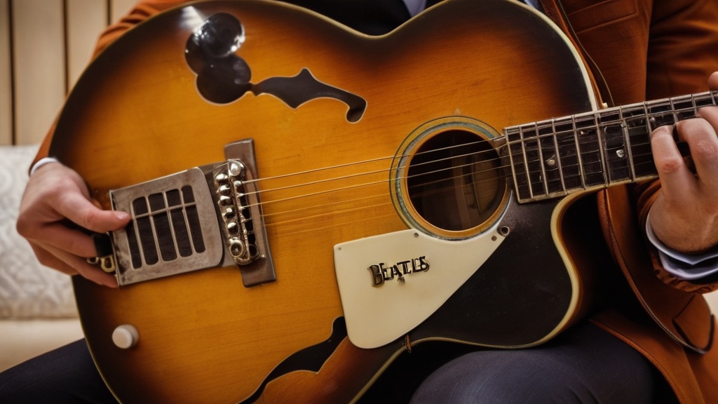 Photo Beatles songs on guitar