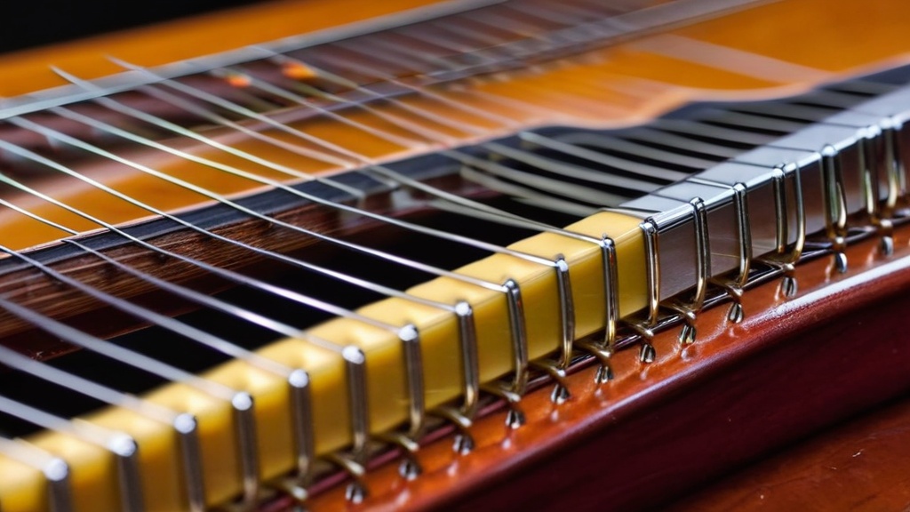Photo nylon vs steel guitar strings
