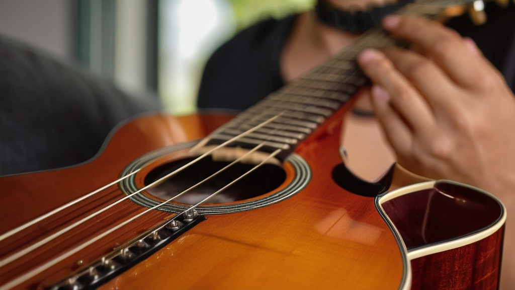Photo guitar practice